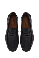Erkek Siyah Deri Loafer | Derimod Erkek Siyah Deri Loafer | Derimod