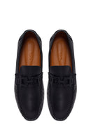 Erkek Siyah Tokalı Deri Loafer | Derimod Erkek Siyah Tokalı Deri Loafer | Derimod