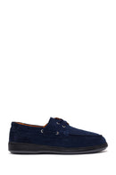 Erkek Lacivert Bağcıklı Süet Deri Casual Ayakkabı | Derimod Erkek Lacivert Bağcıklı Süet Deri Casual Ayakkabı | Derimod