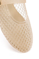 Women's Jelly Ballet Flats with Gold Buckle | Derimod Women's Jelly Ballet Flats with Gold Buckle | Derimod
