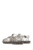 Kadın Siyah Bilekten Bantlı Jelly Sandalet | Derimod Kadın Siyah Bilekten Bantlı Jelly Sandalet | Derimod