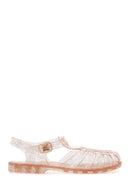 Kadın Altın Bilekten Bantlı Jelly Sandalet | Derimod Kadın Altın Bilekten Bantlı Jelly Sandalet | Derimod