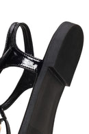 Kadın Siyah Parmak Arası Sandalet | Derimod Kadın Siyah Parmak Arası Sandalet | Derimod