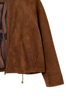 Miami Kadın Kahverengi Oversize Süet Deri Ceket | Derimod Miami Kadın Kahverengi Oversize Süet Deri Ceket | Derimod
