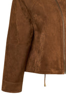 Miami Kadın Kahverengi Oversize Süet Deri Ceket | Derimod Miami Kadın Kahverengi Oversize Süet Deri Ceket | Derimod