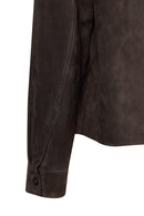 Sandiego Kadın Kahverengi Oversize Süet Deri Ceket | Derimod Sandiego Kadın Kahverengi Oversize Süet Deri Ceket | Derimod