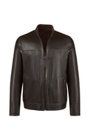 Clint Erkek Kahverengi Hakim Yaka Çift Tarflı Süet Deri Ceket | Derimod Clint Erkek Kahverengi Hakim Yaka Çift Tarflı Süet Deri Ceket | Derimod