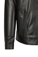 Barney Erkek Siyah Deri Ceket | Derimod Barney Erkek Siyah Deri Ceket | Derimod