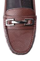 Brown Women's Loafer with Buckle | Derimod Brown Women's Loafer with Buckle | Derimod