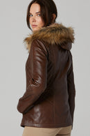 Caroline Kadın Deri Ceket | Derimod Caroline Kadın Deri Ceket | Derimod