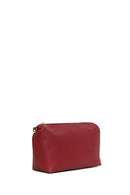 Woman Burgundy Accessory-Detail Printed Shoulder Bag | Derimod Woman Burgundy Accessory-Detail Printed Shoulder Bag | Derimod