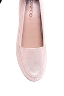 Women's Leather Shiny Ballerinas | Derimod Women's Leather Shiny Ballerinas | Derimod