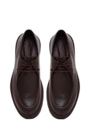 Male Brown Lace-up Leather Casual Shoes | Derimod Male Brown Lace-up Leather Casual Shoes | Derimod