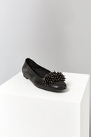 Boncuk Detaylı Kadın Deri Babet | Derimod Boncuk Detaylı Kadın Deri Babet | Derimod