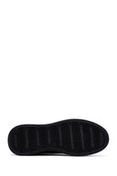 Erkek Siyah Bağcıklı Deri Sneaker | Derimod Erkek Siyah Bağcıklı Deri Sneaker | Derimod