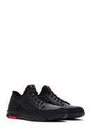 Erkek Siyah Deri Sneaker | Derimod Erkek Siyah Deri Sneaker | Derimod