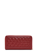 Kadın Kırmızı Kapitone Cüzdan | Derimod Kadın Kırmızı Kapitone Cüzdan | Derimod