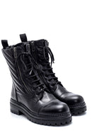 Kadın Deri Kapitone Postal Bot | Derimod Kadın Deri Kapitone Postal Bot | Derimod