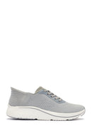 Derimod Zero Women's Grey Laced Thick Soled Sneaker | Derimod Derimod Zero Women's Grey Laced Thick Soled Sneaker | Derimod