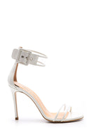 Women's Transparent Detailed Heeled Shoes | Derimod Women's Transparent Detailed Heeled Shoes | Derimod