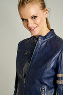 Stop Kadın Deri Ceket | Derimod Stop Kadın Deri Ceket | Derimod