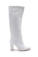 Women's Leather Heeled Boots | Derimod Women's Leather Heeled Boots | Derimod