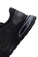 Erkek Siyah Deri Casual Sneaker | Derimod Erkek Siyah Deri Casual Sneaker | Derimod