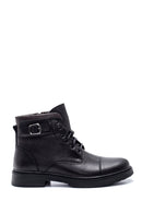 Men's Black Leather Classic Boots | Derimod Men's Black Leather Classic Boots | Derimod