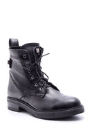 Women's Lace-Up Leather Boots | Derimod Women's Lace-Up Leather Boots | Derimod