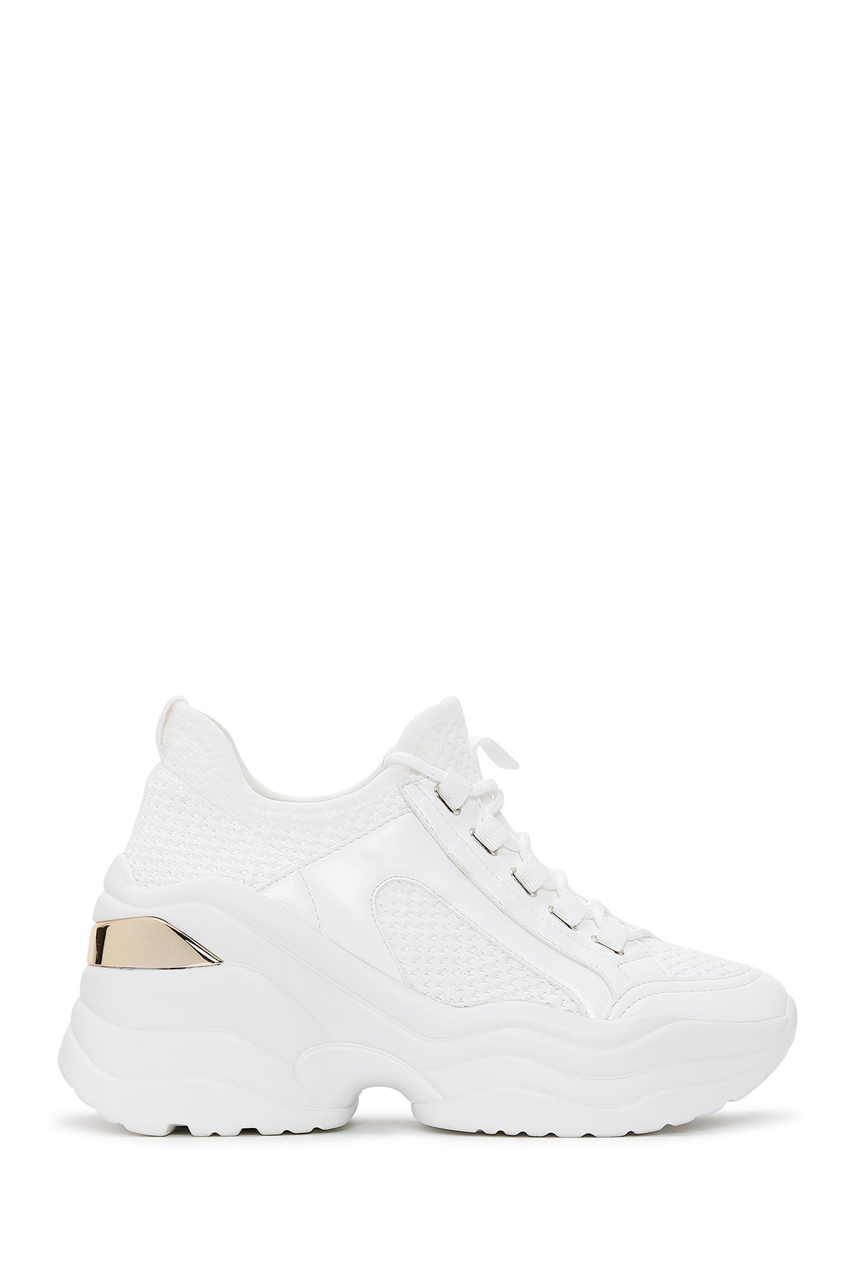 Kadın Beyaz Yüksek Tabanlı Sneaker 23SFD431614 | Derimod