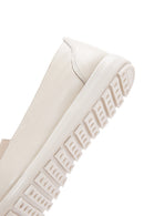 Kadın Krem Deri Comfort Loafer | Derimod Kadın Krem Deri Comfort Loafer | Derimod
