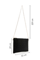 Women's Black Long Chain Strap Clutch Bag | Derimod Women's Black Long Chain Strap Clutch Bag | Derimod