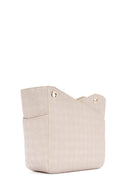Women's Cream Printed Shoulder Bag | Derimod Women's Cream Printed Shoulder Bag | Derimod