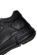 Men's Black Leather Sports Boots | Derimod Men's Black Leather Sports Boots | Derimod