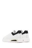 Men's White Thick Sole Lace Up Leather Sneaker | Derimod Men's White Thick Sole Lace Up Leather Sneaker | Derimod