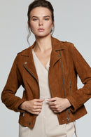 Layla Kadın Süet Deri Ceket | Derimod Layla Kadın Süet Deri Ceket | Derimod