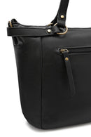 Kadın Siyah Uzun Askılı Kol Çantası | Derimod Kadın Siyah Uzun Askılı Kol Çantası | Derimod