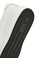 Erkek Beyaz Bağcıklı Deri Sneaker | Derimod Erkek Beyaz Bağcıklı Deri Sneaker | Derimod