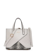 Women's Grey Long Strap Classic Handbag | Derimod Women's Grey Long Strap Classic Handbag | Derimod