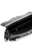 Kadın Siyah Metal Detaylı Çapraz Çanta | Derimod Kadın Siyah Metal Detaylı Çapraz Çanta | Derimod