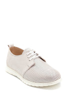 Women's Leather Glitter Detailed Shoes | Derimod Women's Leather Glitter Detailed Shoes | Derimod
