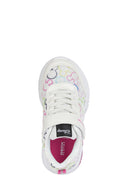 Geox Kız Çocuk Beyaz Assister Bantlı Deri Sneaker | Derimod Geox Kız Çocuk Beyaz Assister Bantlı Deri Sneaker | Derimod