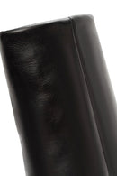 Women's Black Thin Heeled Leather Boots | Derimod Women's Black Thin Heeled Leather Boots | Derimod