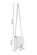 Women's White Long Strap Shoulder Bag | Derimod Women's White Long Strap Shoulder Bag | Derimod