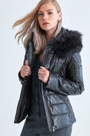 Blanch Kadın Deri Ceket | Derimod Blanch Kadın Deri Ceket | Derimod