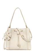 Woman Cream Long-Strap Shoulder Bag | Derimod Woman Cream Long-Strap Shoulder Bag | Derimod