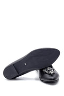 Women's Stone Detailed Ballerinas | Derimod Women's Stone Detailed Ballerinas | Derimod