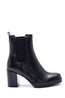 Women's Leather Chelsea Heeled Boots | Derimod Women's Leather Chelsea Heeled Boots | Derimod