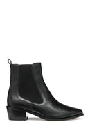 Geox Kadın Siyah D Texica Kalın Topuklu Deri Chelsea Bot | Derimod Geox Kadın Siyah D Texica Kalın Topuklu Deri Chelsea Bot | Derimod