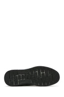 Erkek Siyah Bağcıklı Nubuk Deri Casual Sneaker | Derimod Erkek Siyah Bağcıklı Nubuk Deri Casual Sneaker | Derimod